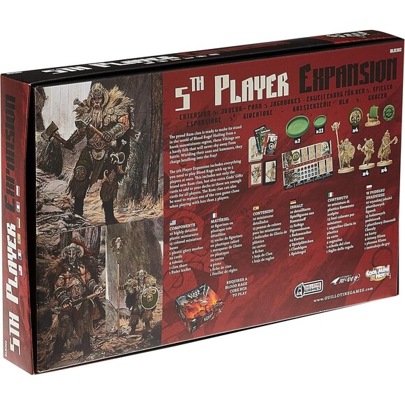 Blood Rage 5th Player Expansion Viking Bloodrage CMON Board Game Guillotine THG - Picture 2 of 8